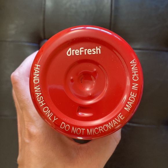 Red UWRF University of Wisconsin River Falls Metal College Water Bottle - Picture 3 of 4